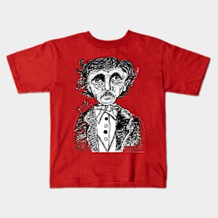 edgar allen poe Kids T-Shirt